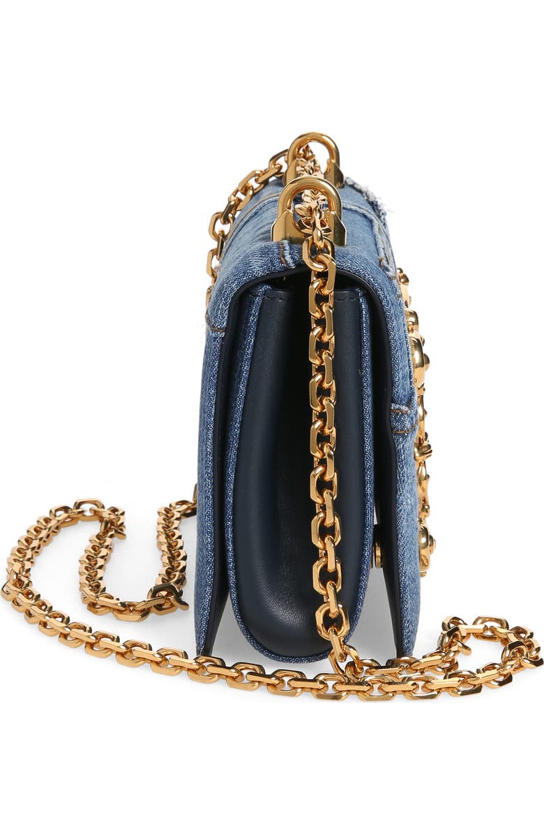 Dolce&Gabbana DG Girls Patchwork Denim Crossbody Bag, Alternate, color,