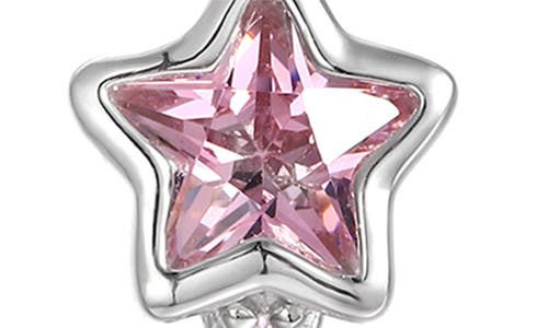 Fzn Kids' Star Cubic Zirconia Hoop Earrings In Multi