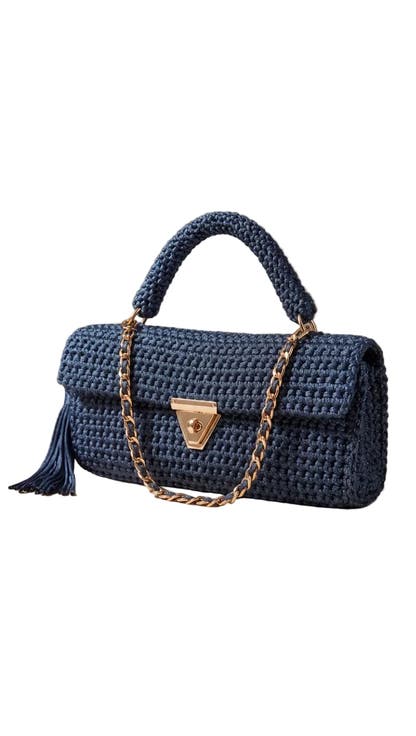 East West Macrame Clutch