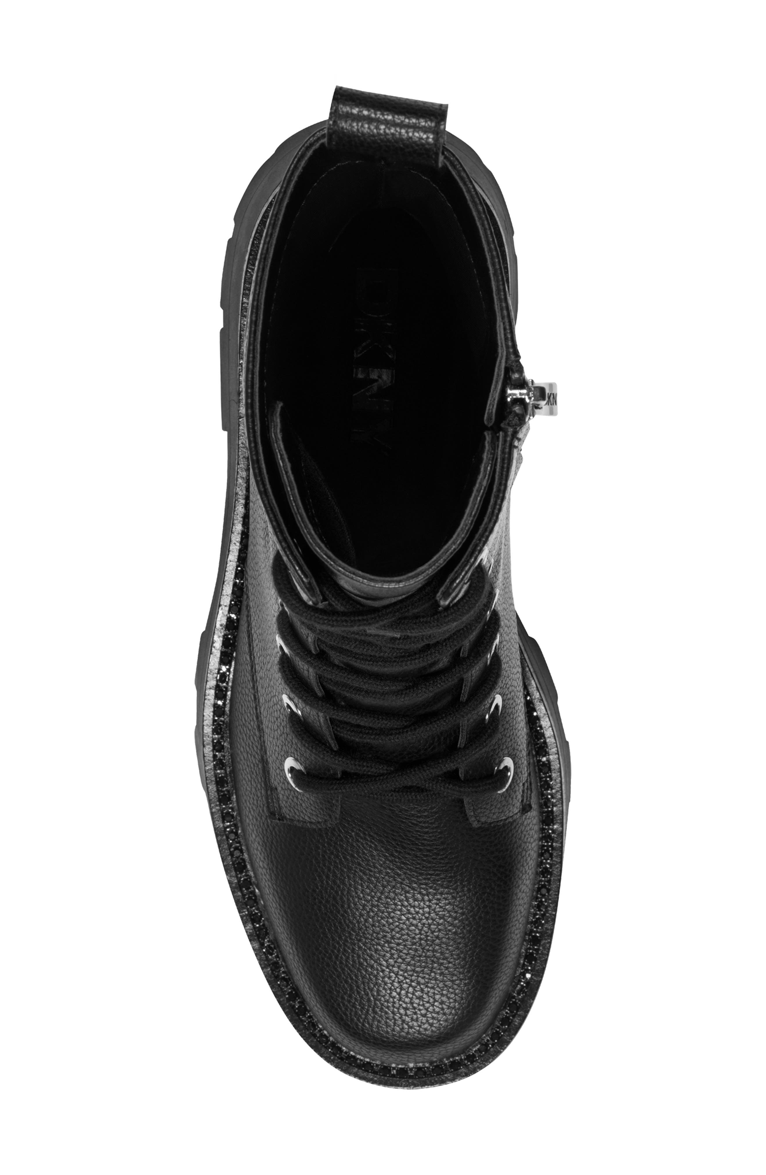 DKNY Sejal Platform Bootie, Alternate, color, Black