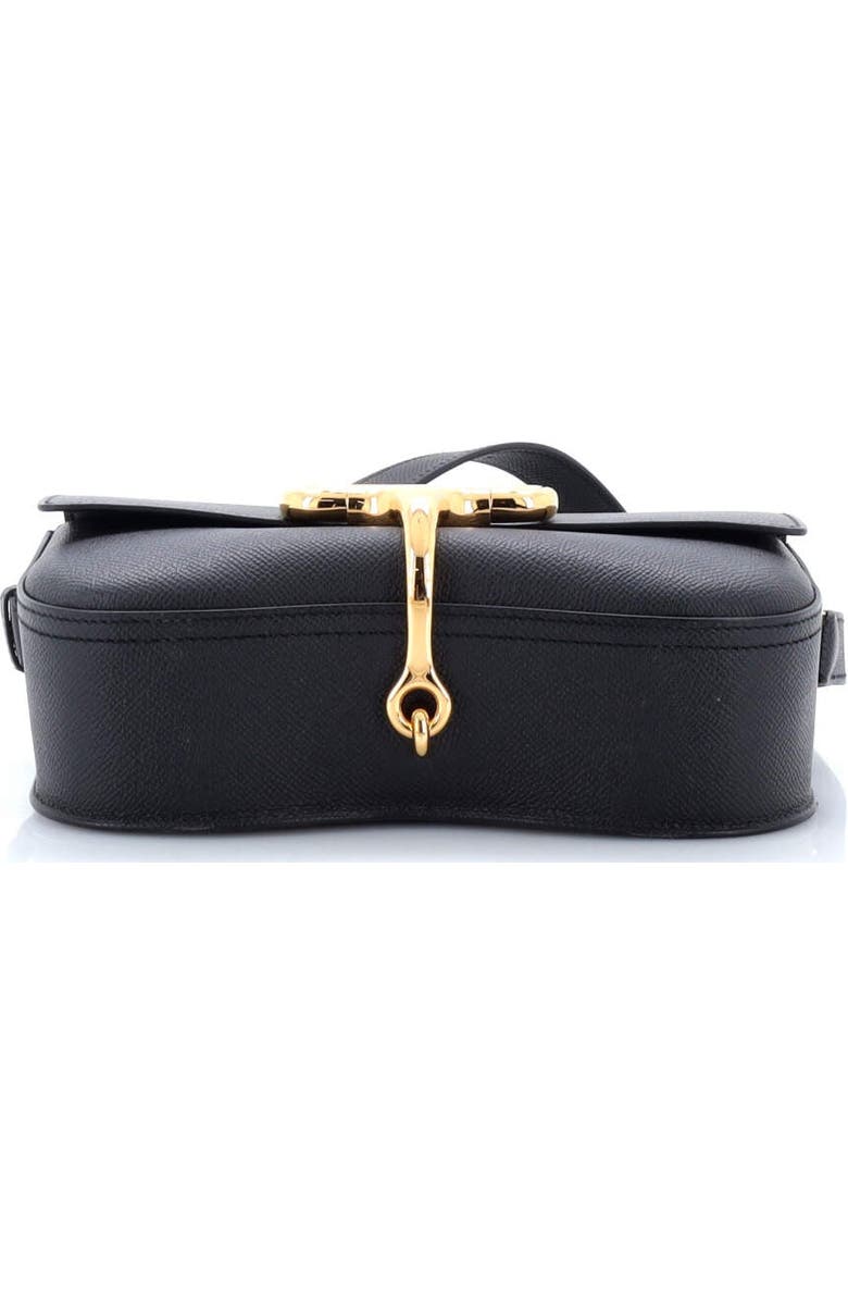 Pre-Owned Hermes Della Cavalleria Elan Shoulder Bag Epsom, Alternate, color, Noir