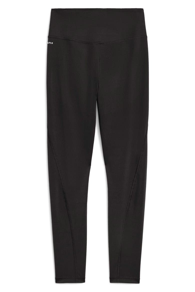 Cloudspun High Waist Performance Leggings, Alternate, color, PUMA BLACK