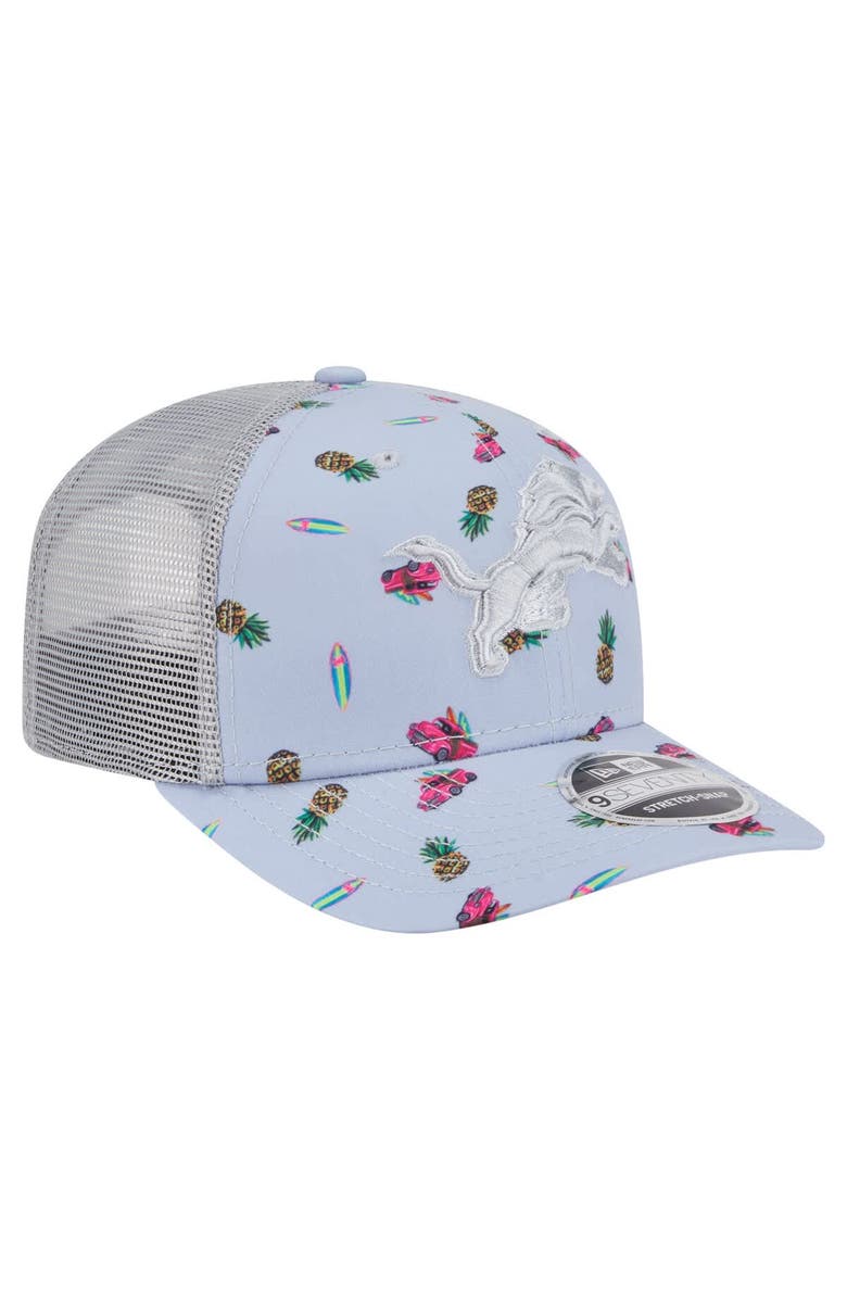 New Era Men's New Era Light Blue Detroit Lions Adventure Surfboard 9SEVENTY Adjustable Hat, Alternate, color, Light Blue