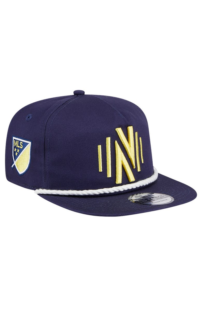 New Era Men's New Era Navy Nashville SC The Golfer Kickoff Collection Adjustable Hat, Main, color, 