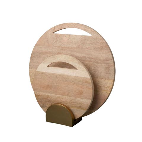 Leo Round Boards and Stand Set