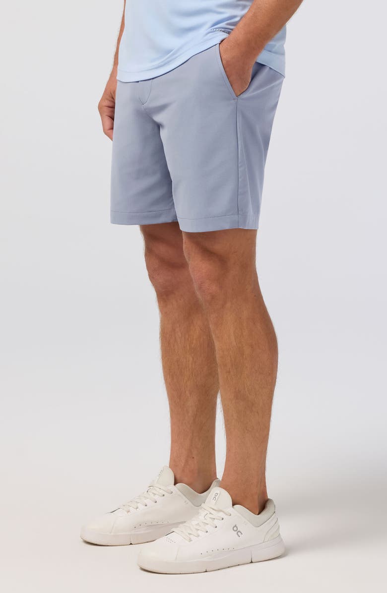 Mizzen+Main Helmsman Flat Front Performance Golf Shorts, Alternate, color, Smoke