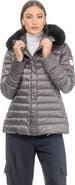 GORSKI Apres-Ski Horizontal Short Jacket With Detachable Genuine Shearling Hood Trim