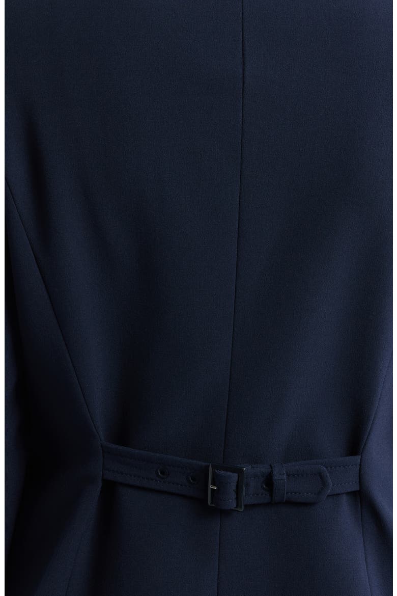 Collarless Jacket, Alternate, color, NEW NAVY