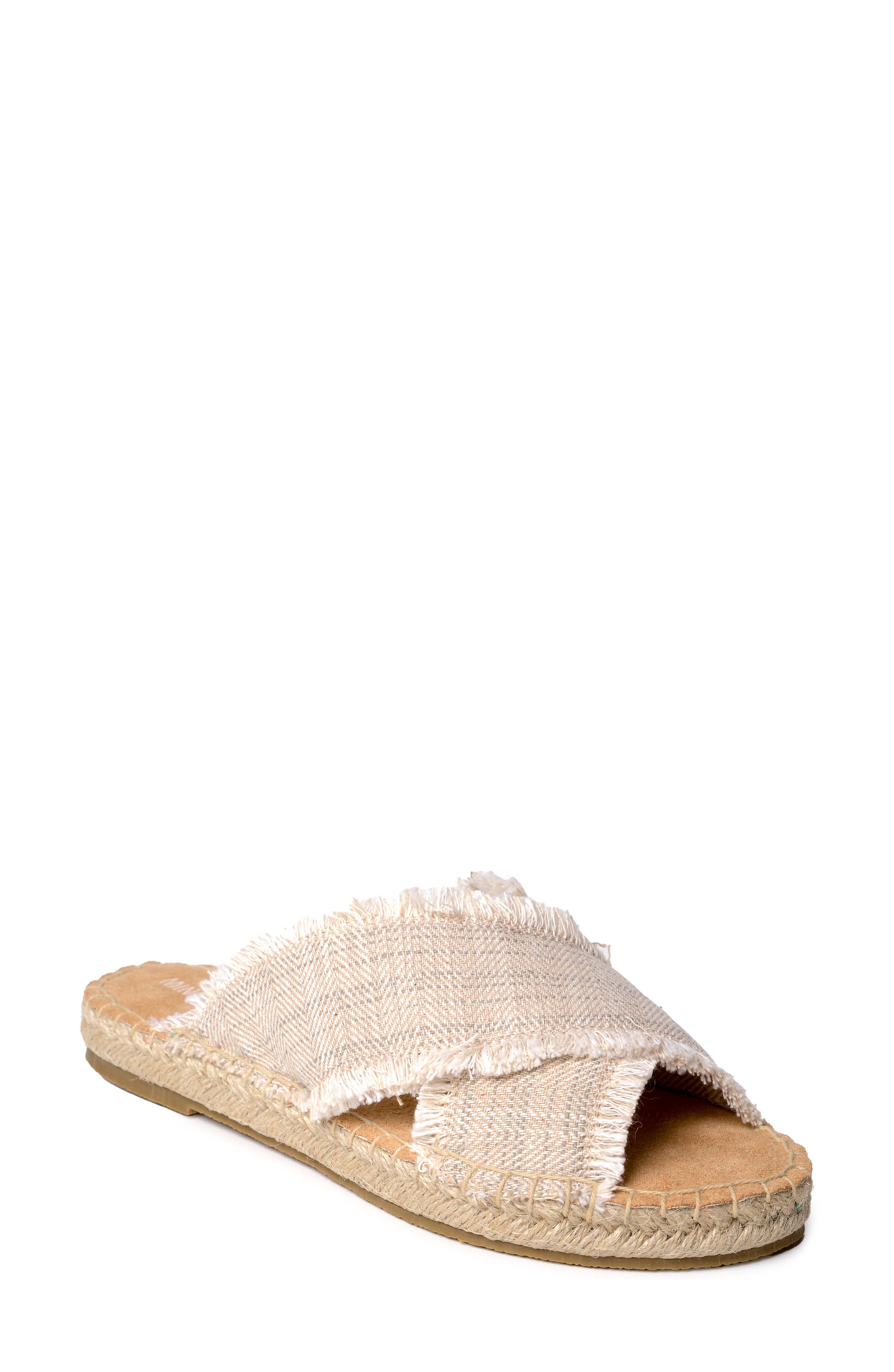 Minnetonka Pepper Espadrille Slide Sandal, Main, color, 