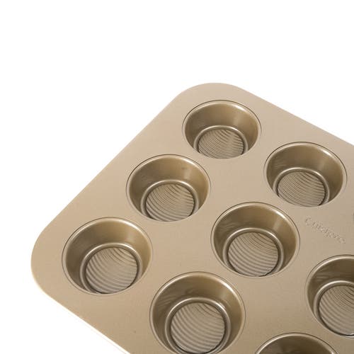 Cuisipro 12-cup Steel Nonstick Muffin Baking Pan In Brown