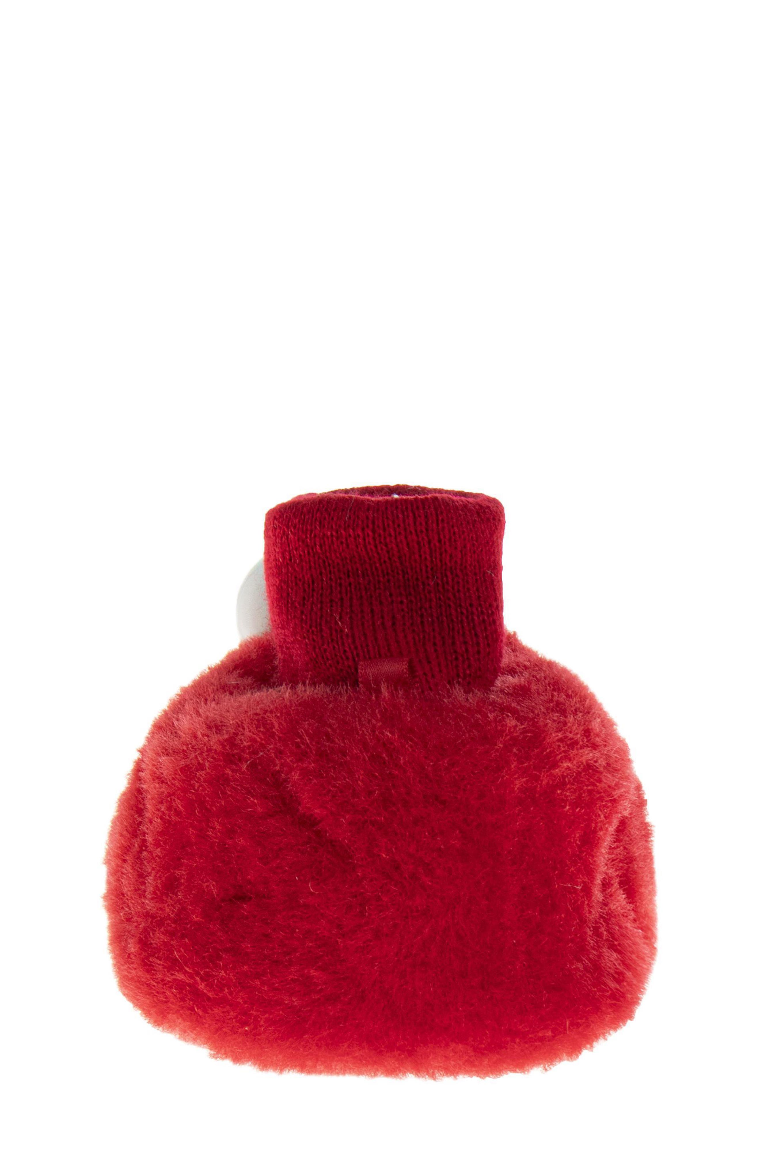 Kids' Sesame Street® Curious Elmo Slipper, Alternate, color, RED