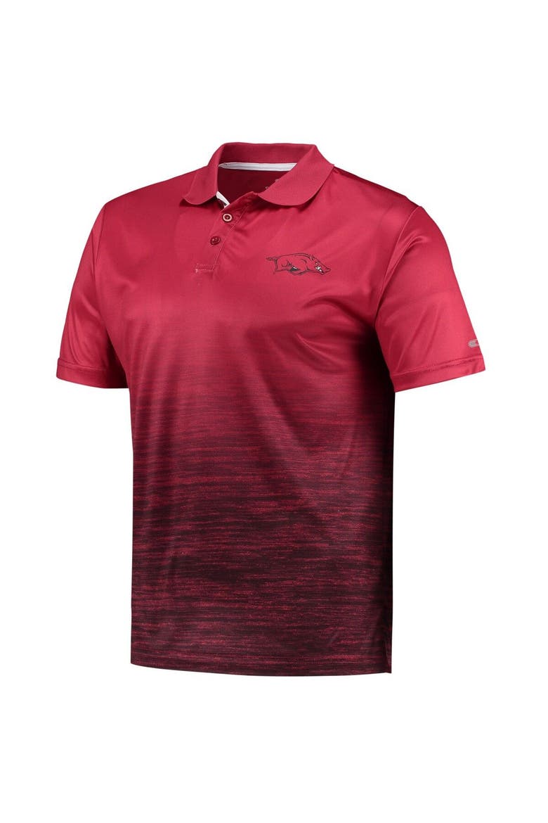 Men's Colosseum Cardinal Arkansas Razorbacks Marshall Polo, Alternate, color, Cardinal