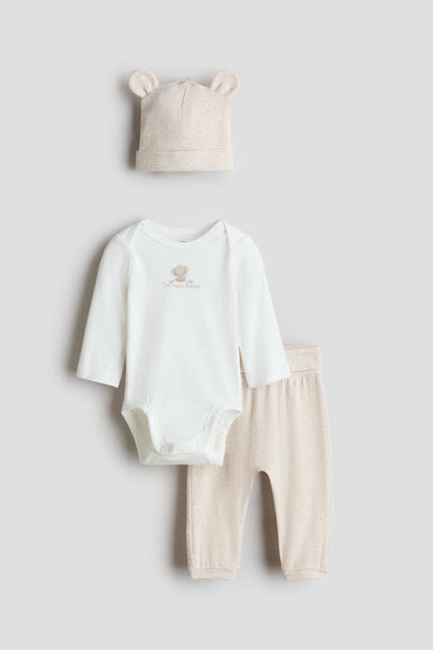 3-piece cotton jersey set