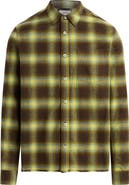 Joe's Keanu Ripped Plaid Button-Up Shirt