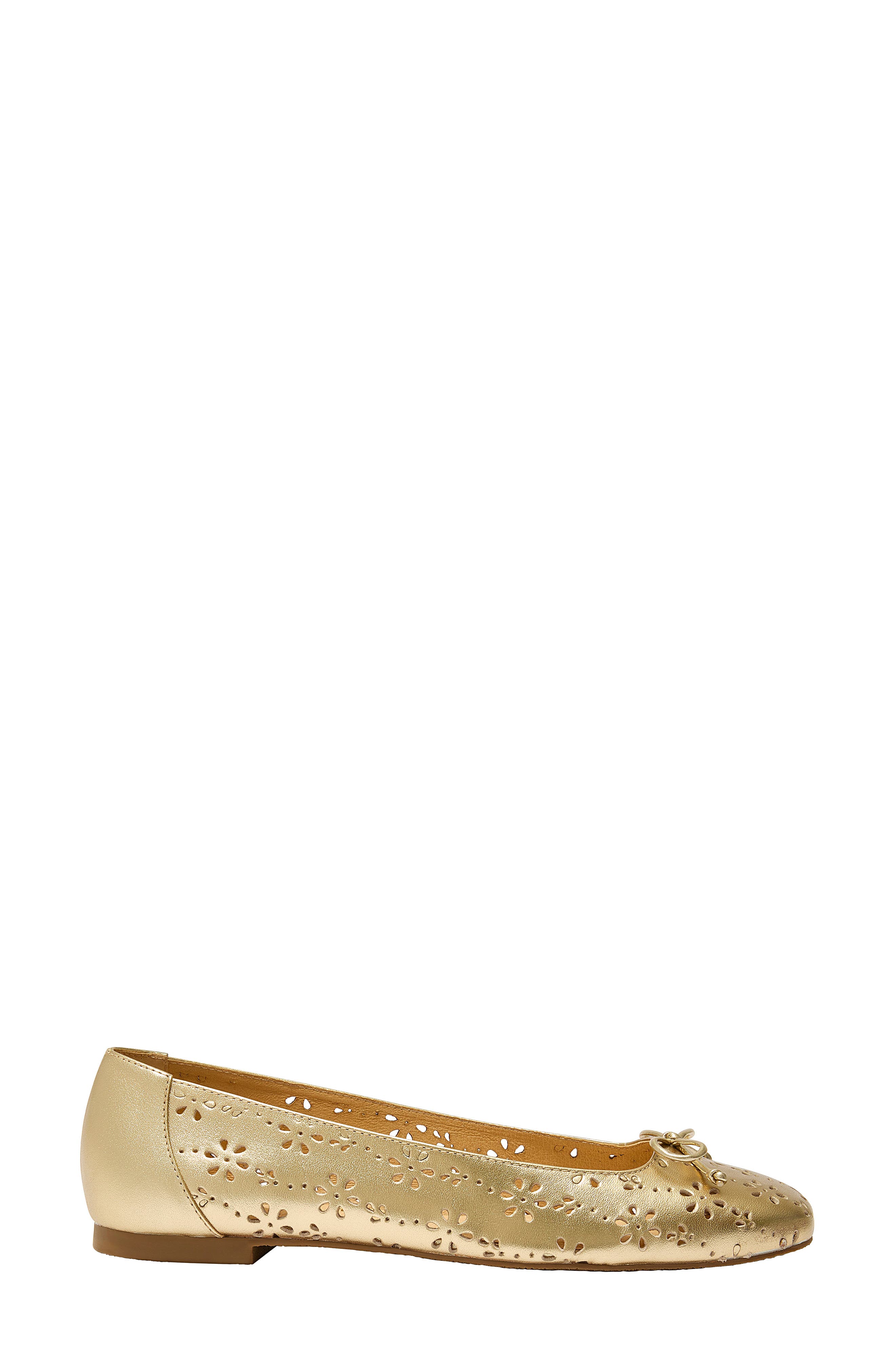 Kenlyn Ballet Flat, Alternate, color, PERFORATED PLATINUM