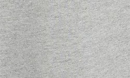 Nike Sportswear Club Tapered Logo-embroidered Cotton-jersey Sweatpants In Dk Grey Heather/white