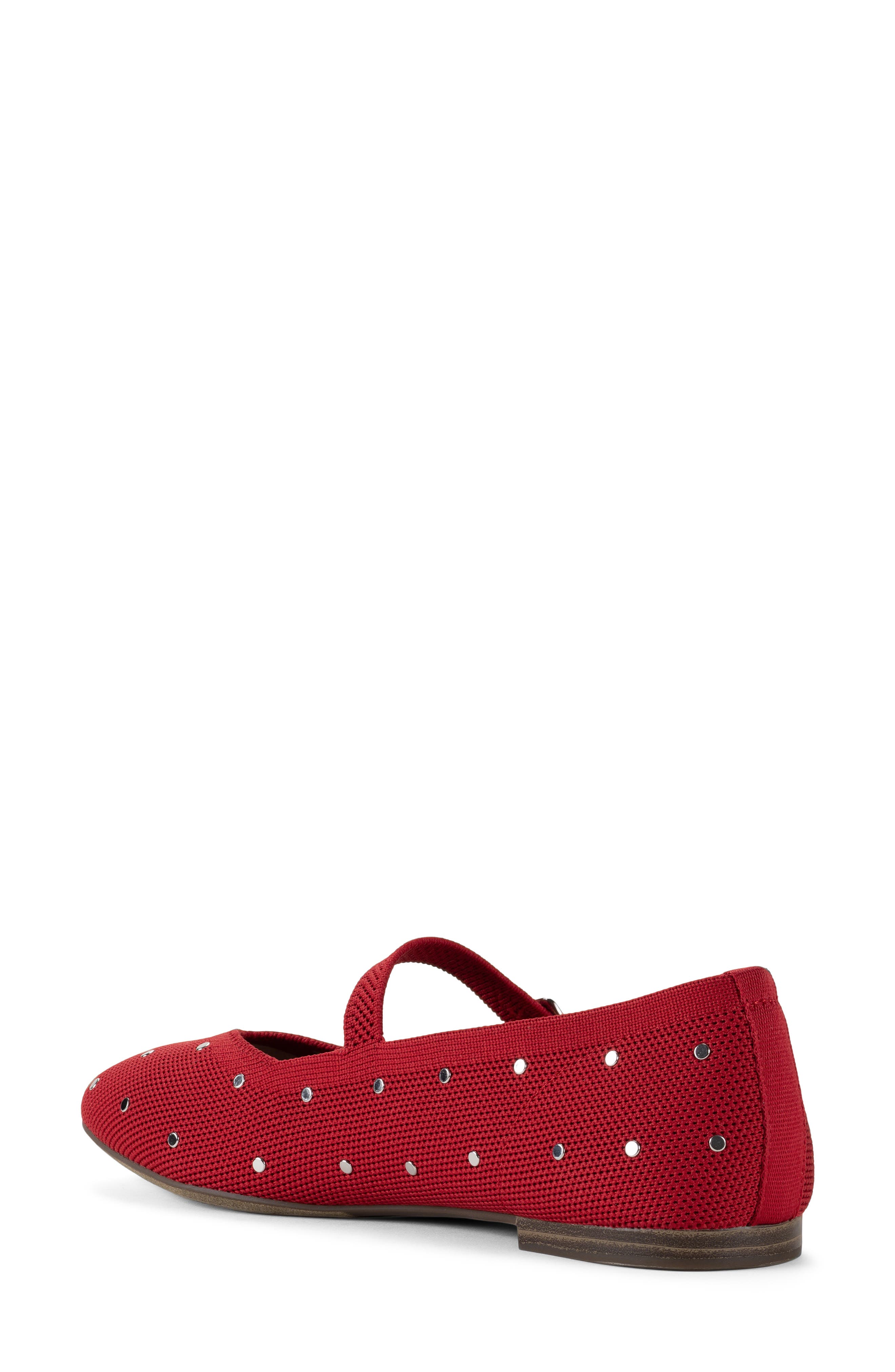 Serenity Mary Jane Flat, Alternate, color, MT RED