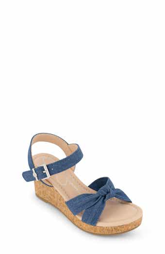 Jessica Simpson Kids' Asha Ankle Strap Wedge Sandal