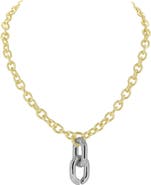 OLIVIA WELLES Duo Pendant Necklace