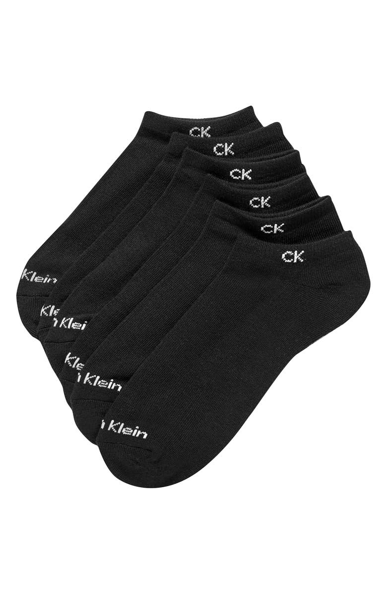 Calvin Klein 6-Pack Cushion No-Show Socks, Main, color,