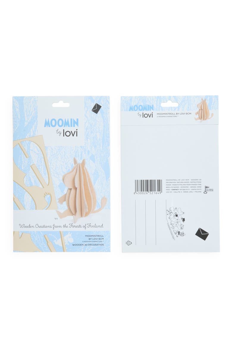 Lovi Moomintroll Craft Figure, Alternate, color, NATURAL