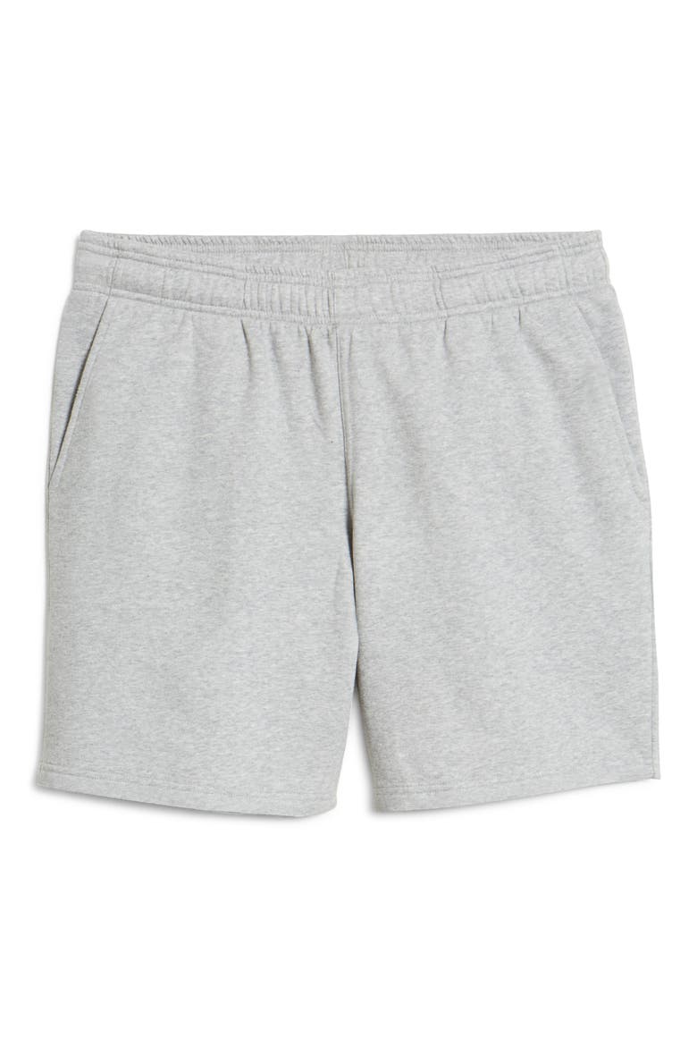 Men's Fleece Drawstring Shorts, Alternate, color, GREY HEATHER