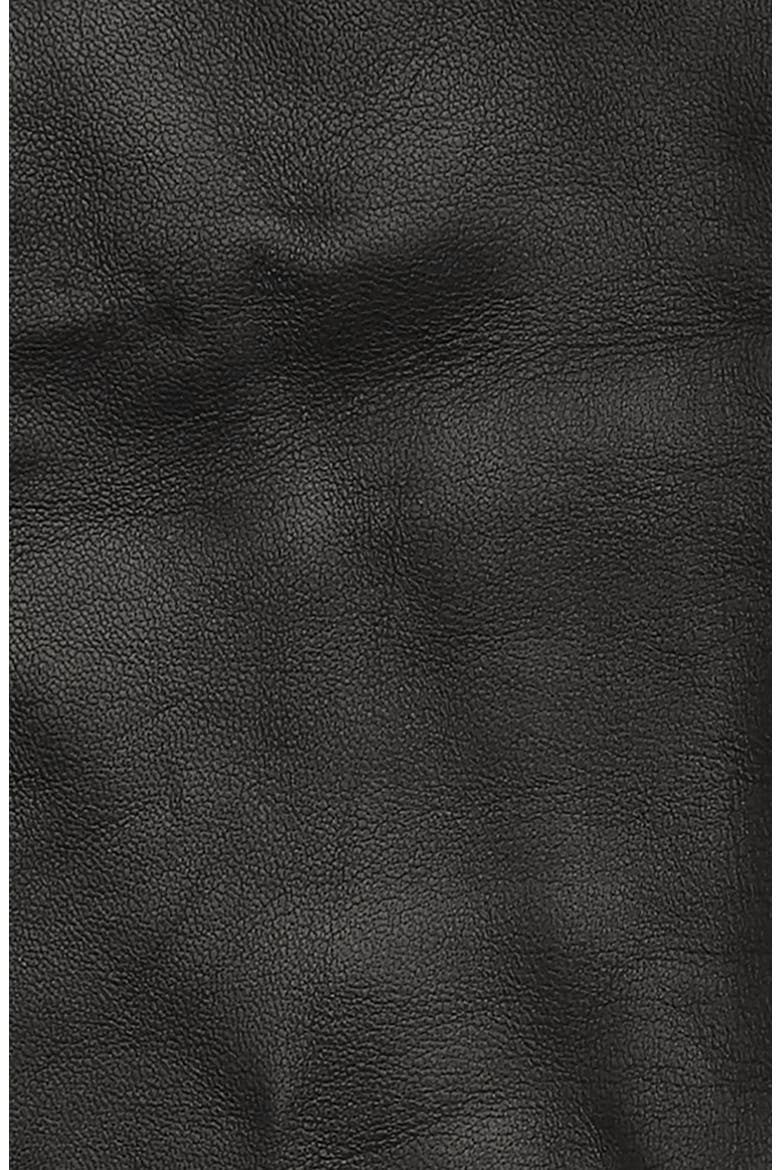 Appia Long Leather Gloves, Alternate, color, BLACK