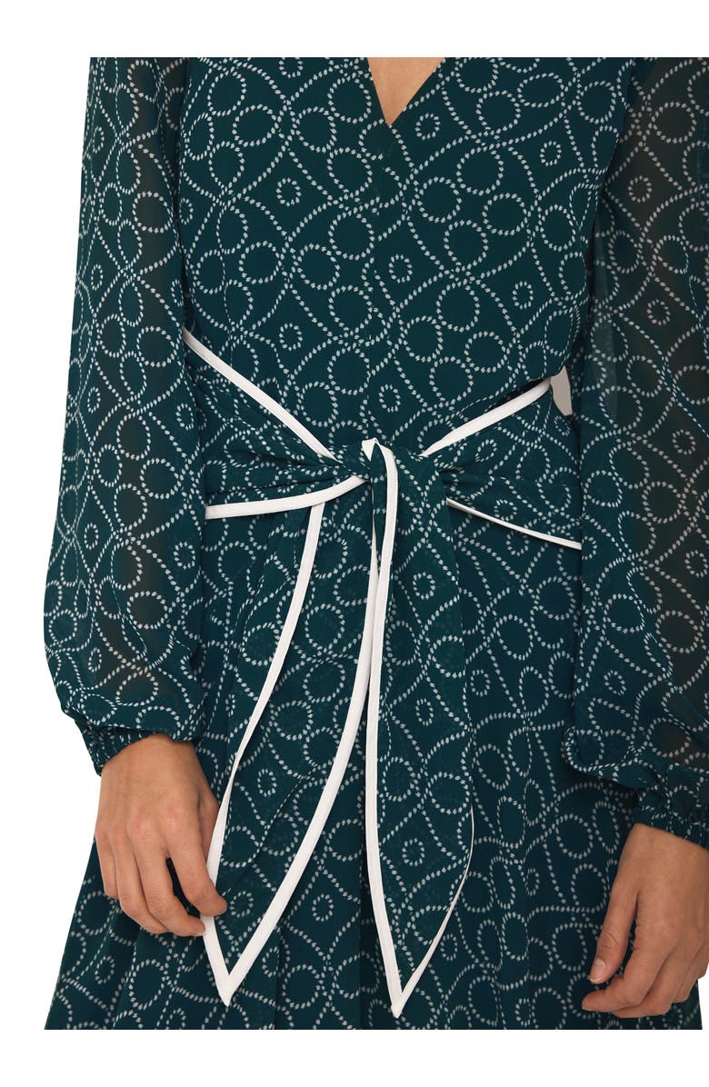 MINT VELVET Print Tie Maxi Dress, Alternate, color, Green