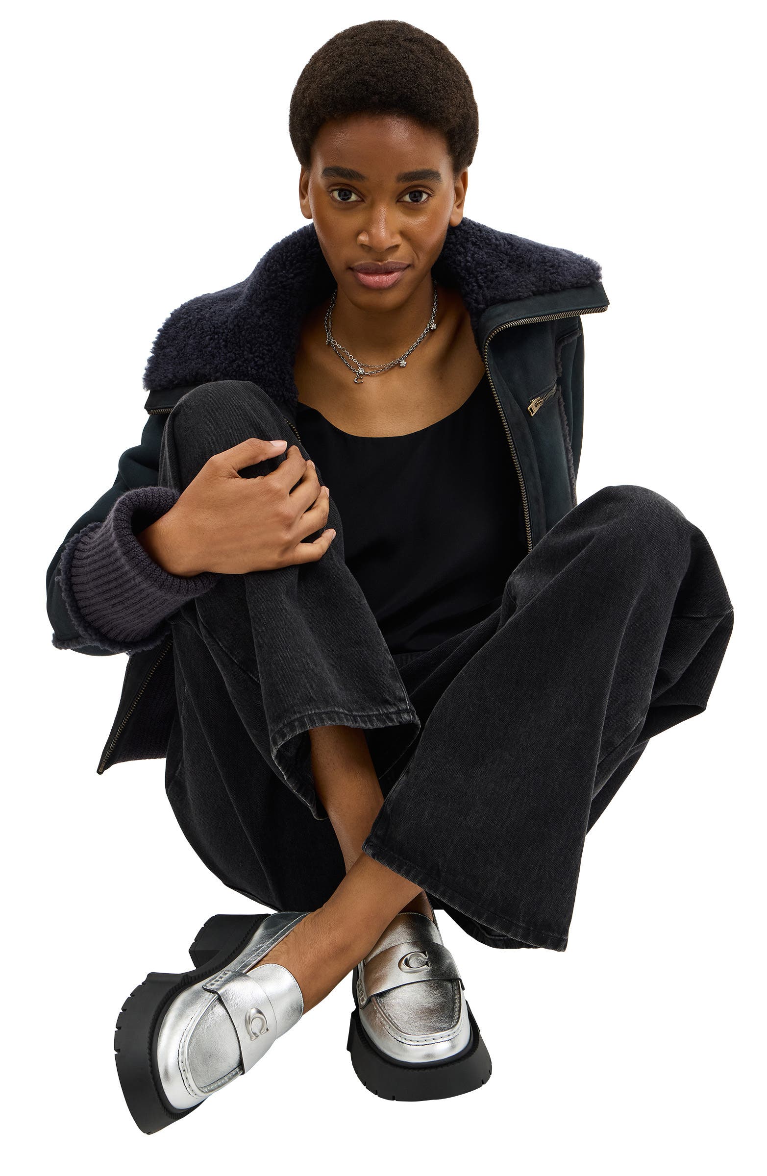 COACH Leah Platform Loafer, Alternate, color, 