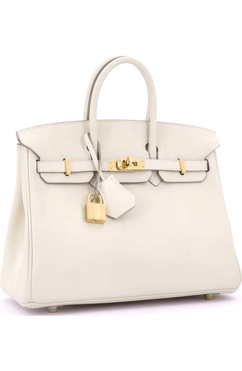 Pre-Owned Hermes Birkin Handbag Light Swift with Gold Hardware 25, Alternate, color,