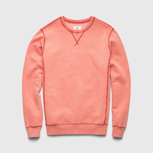 Shop Surfside Supply Co. Butch Vintage Wash Crewneck In Mineral Red