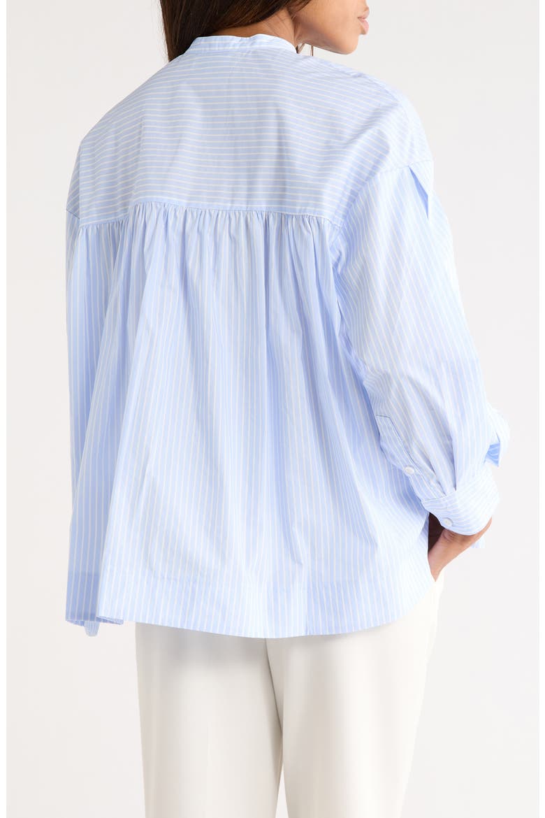 Ariana Woven Top, Alternate, color, BLEU CLAIR