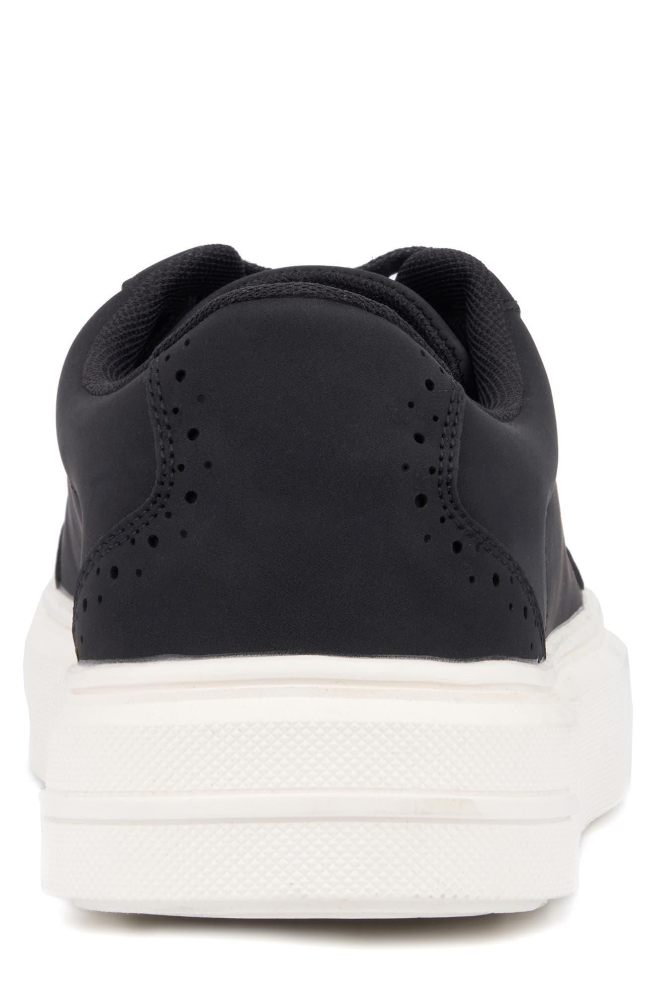 NEW YORK AND COMPANY Wilson Low Top Sneaker, Alternate, color, Black