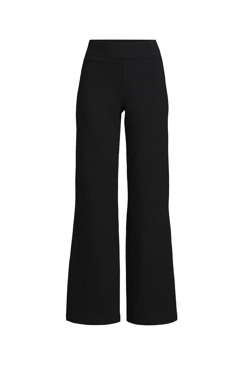 Starfish High Rise Pull On Wide Leg Pocket Pants, Alternate, color, Black