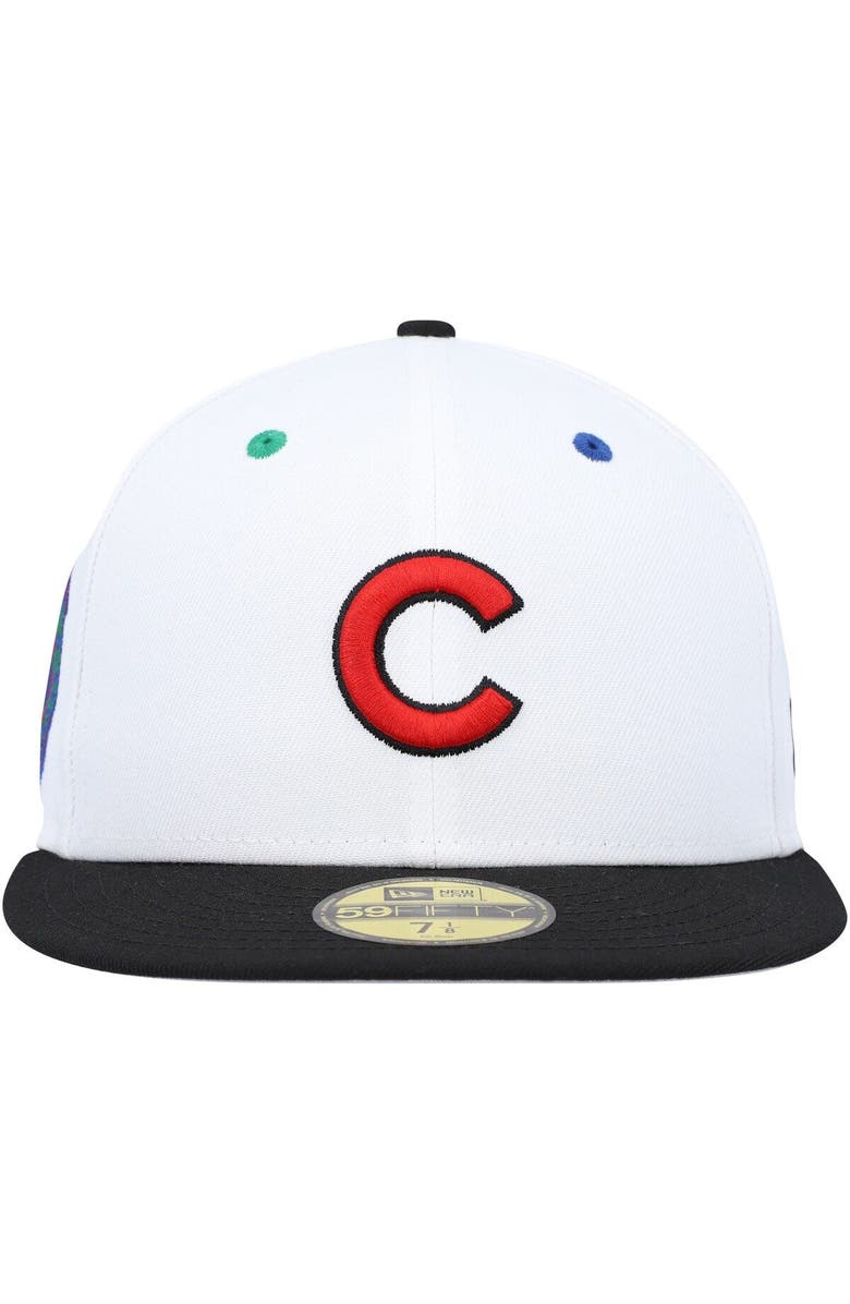 New Era Men's New Era White/Black Chicago Cubs 1962 MLB All-Star Game Primary Eye 59FIFTY Fitted Hat, Alternate, color, White