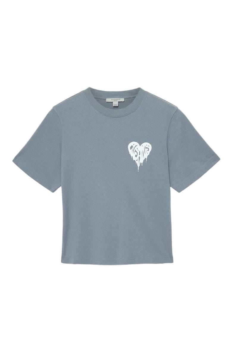 Trip Lisa Boxy Cotton Graphic T-Shirt, Alternate, color, LUNAR BLUE