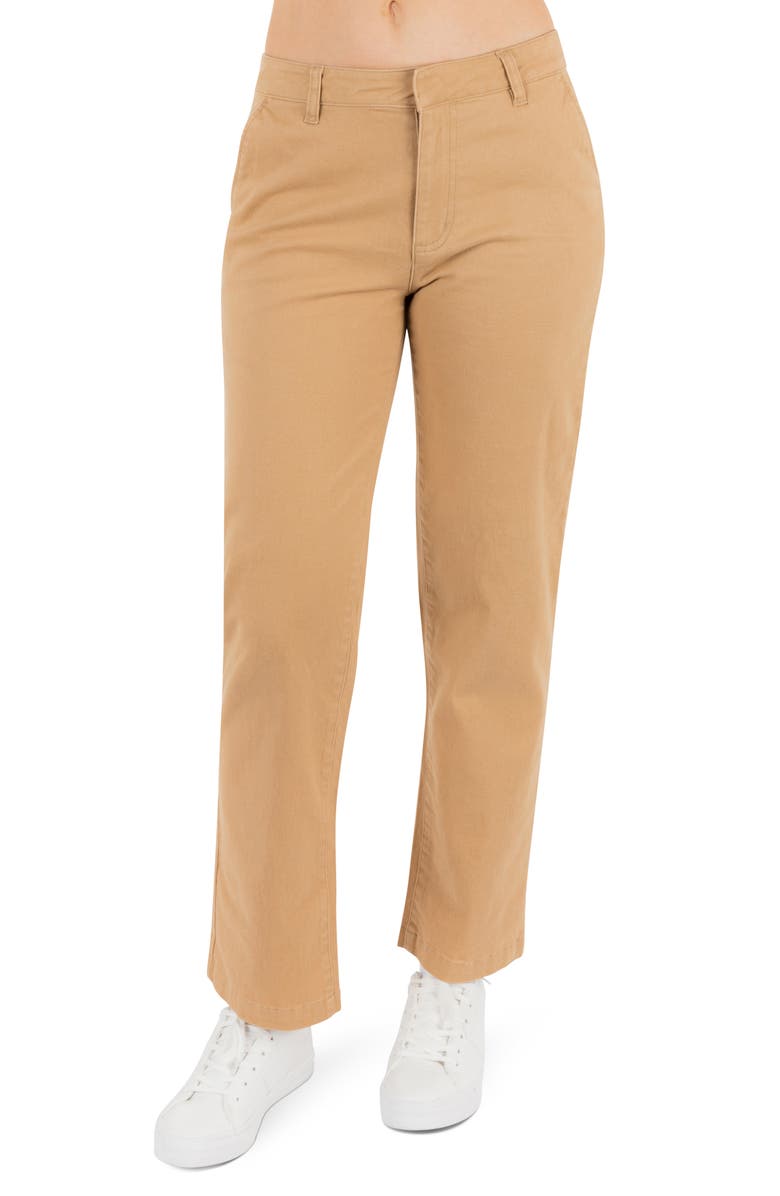 Hurley Rider Straight Leg Pants, Main, color, Tan