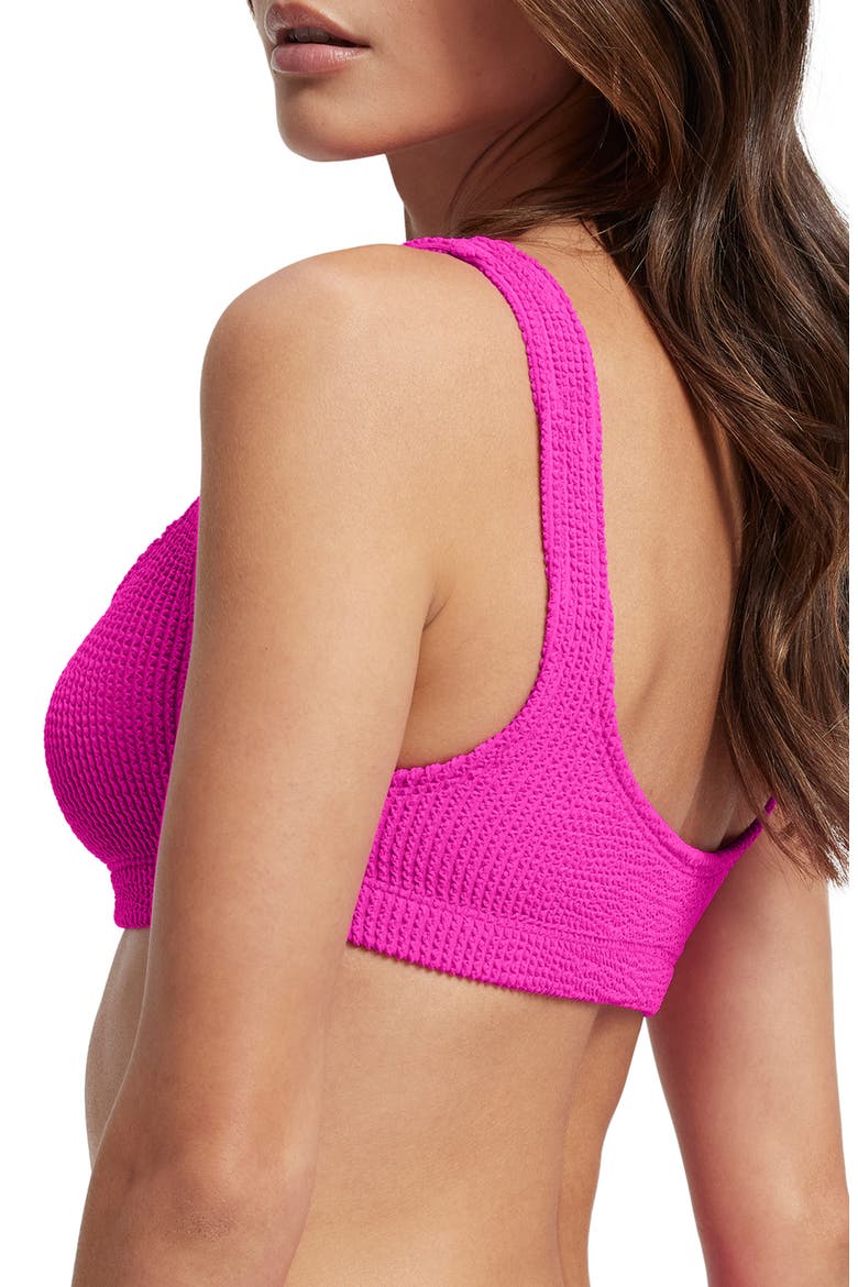 Always Fits Scoop Bikini Top, Alternate, color, HAWIIAN PINK001