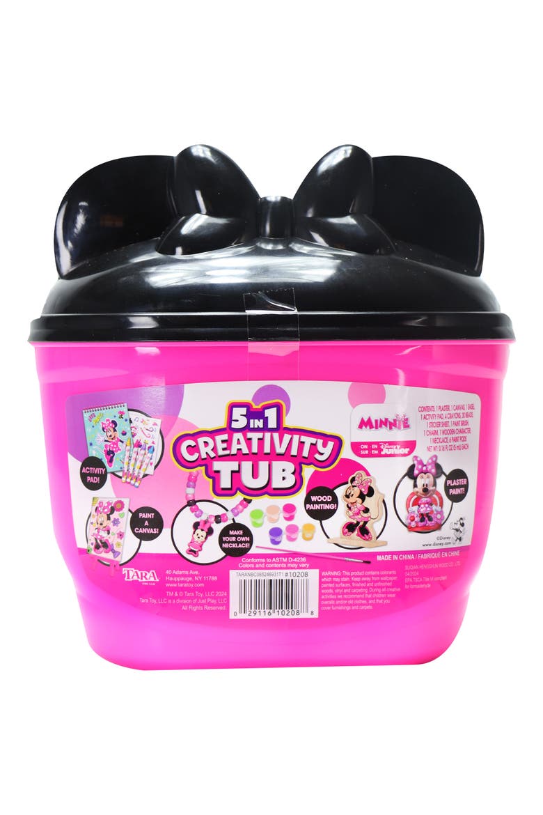 5 in 1 Creativity Tub, Minnie, Alternate, color, Pink