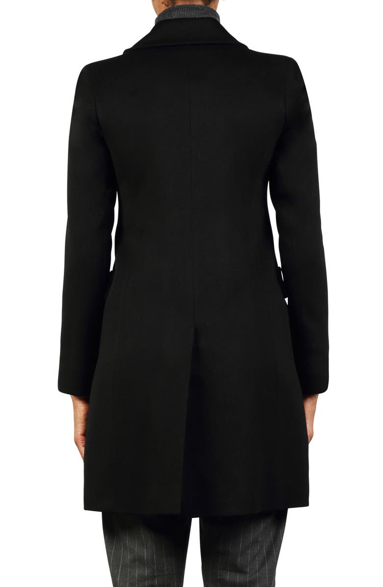 Fleurette Notched Collar Wool Walker Coat, Alternate, color,