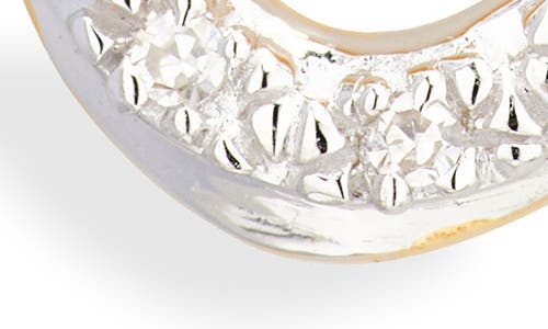 Monica Vinader Riva Diamond Stud Earrings In Gold