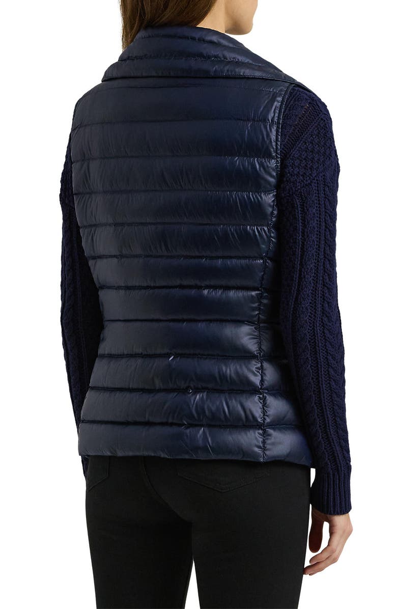Lauren Ralph Lauren Puffer Vest, Alternate, color, Dk Navy