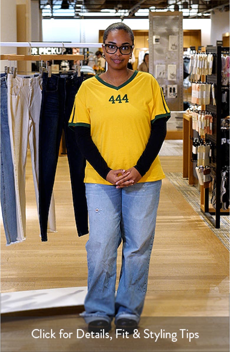444 Aligned Cotton V-Neck T-Shirt