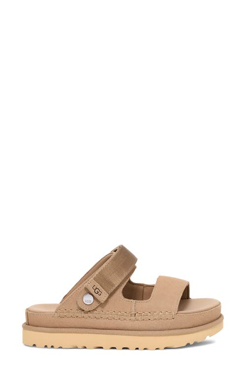 Ugg(r) Goldenstar Glide Platform Sandal In Sand