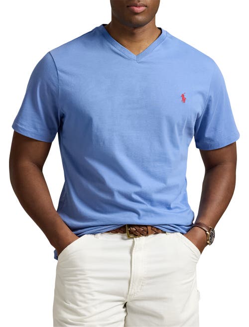 Polo Ralph Lauren Big & Tall Classic Fit V-neck T-shirt In Blue