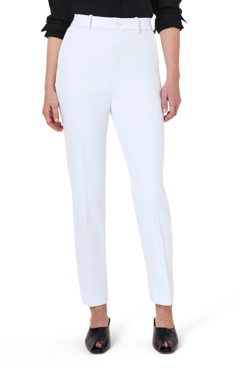 SPANX<sup>®</sup> SPANXsupersmooth<sup>™</sup> Stretch Twill Straight Leg Pant, Main, color, Classic White