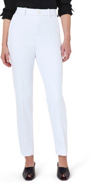 St. John Collection Stretch Twill Tapered Ankle Pants