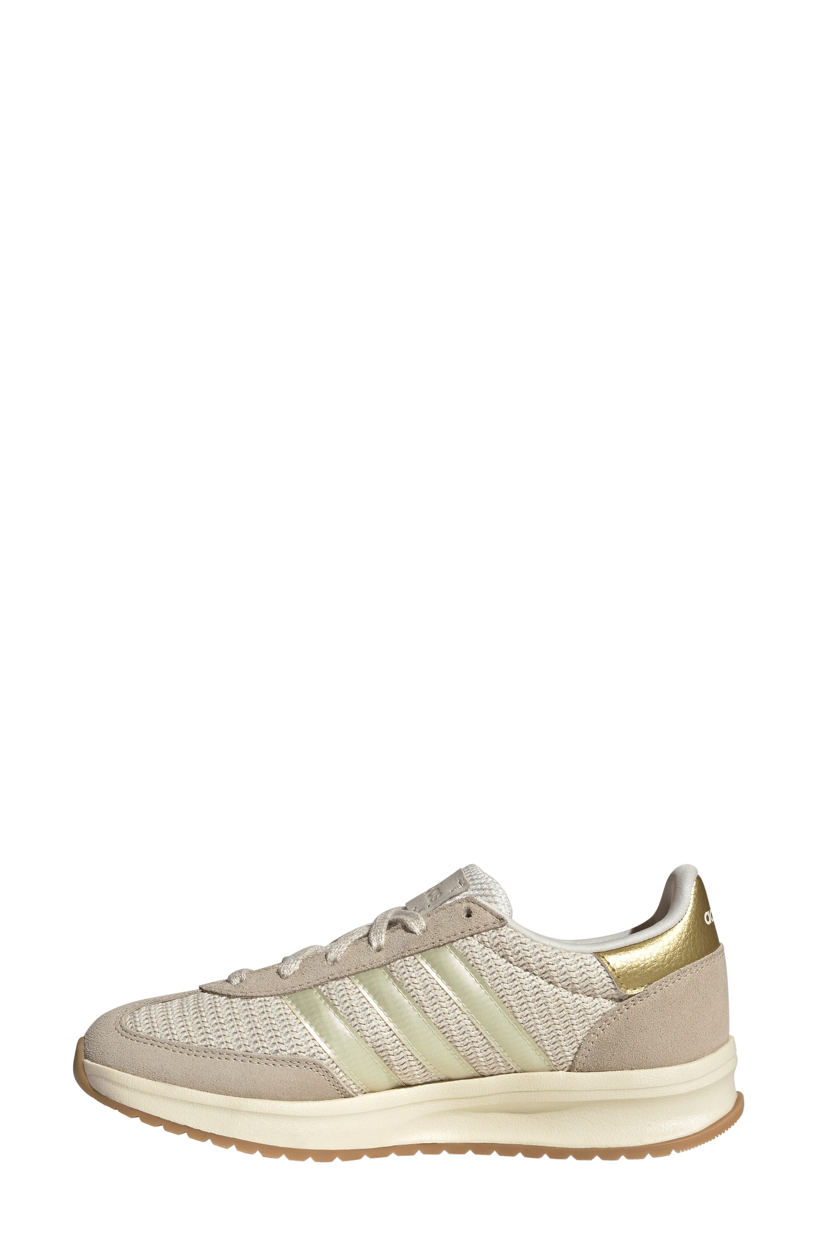 Run 72 Sneaker, Alternate, color, NON-DYED/ CRYSTAL LINEN/ GOLD