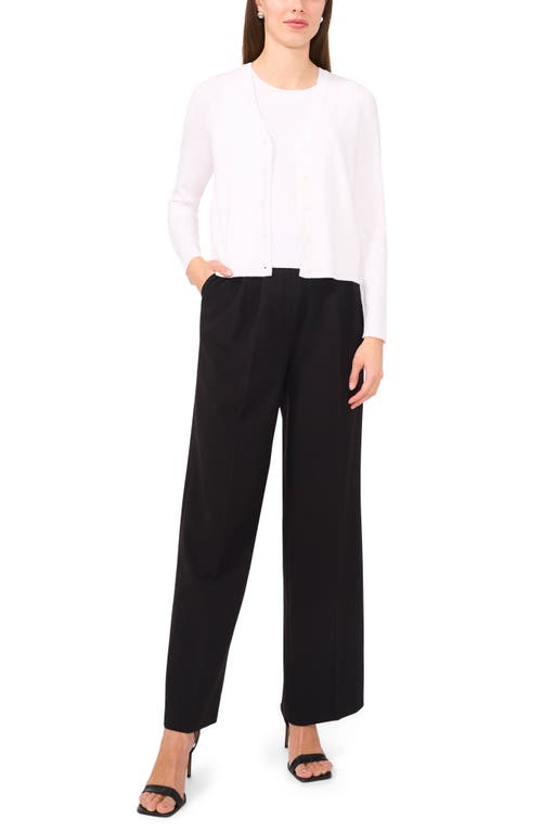 Halogenr Halogen(r) V-neck Cardigan In Bright White