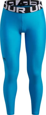 Under Armour Kids' HeatGear® Logo Jacquard Waistband Leggings